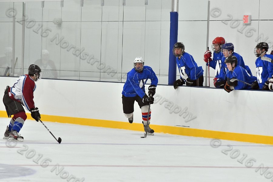 Wheaton College Men\'s Ice Hockey vs Middlesex Community College. - Photo By: KEITH NORDSTROM